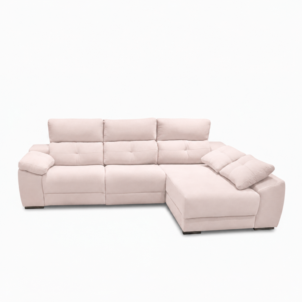Chaiselongue modelo INDIANA en tela Aquaclean con asientos relax motorizados