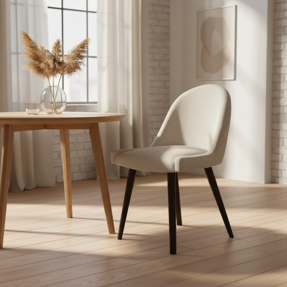 Silla de diseño para Mesa de Comedor Pata Madera