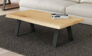 Mesa centro de diseño modelo July cantos con forma