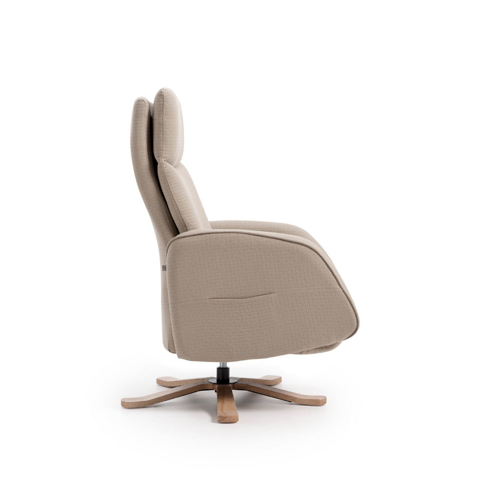 Butaca reclinable y giratoria pie de aspas modelo KENNEDY
