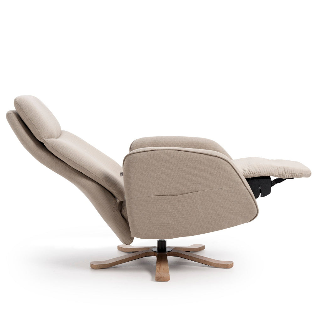 Butaca reclinable y giratoria pie de aspas modelo KENNEDY