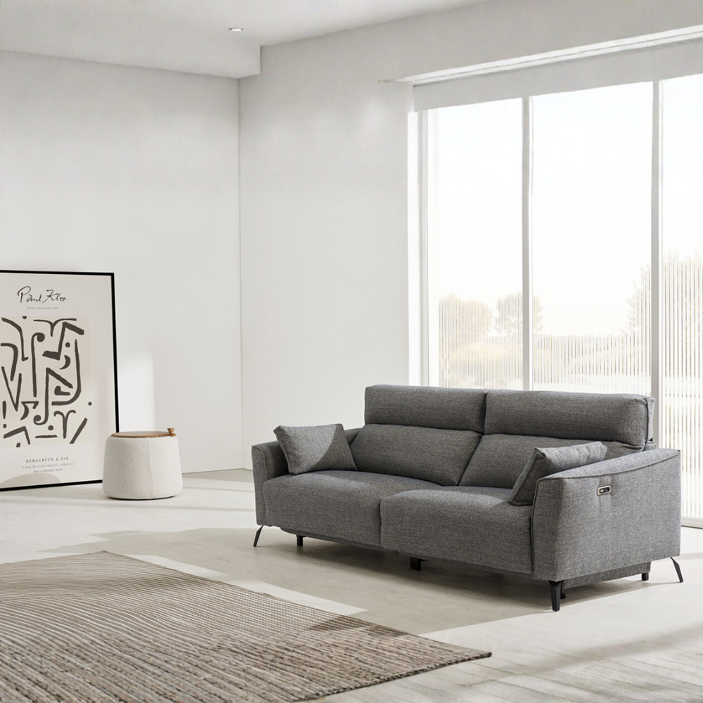 Sofá relax 2 plazas modelo MADAGASCAR tapizado Aquaclean