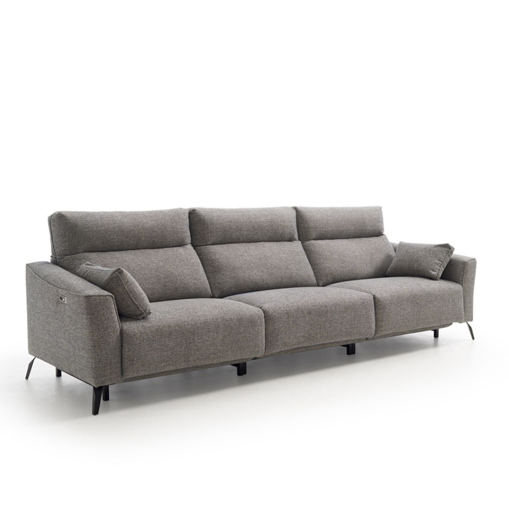Sofá relax 3 plazas modelo MADAGASCAR tapizado Aquaclean