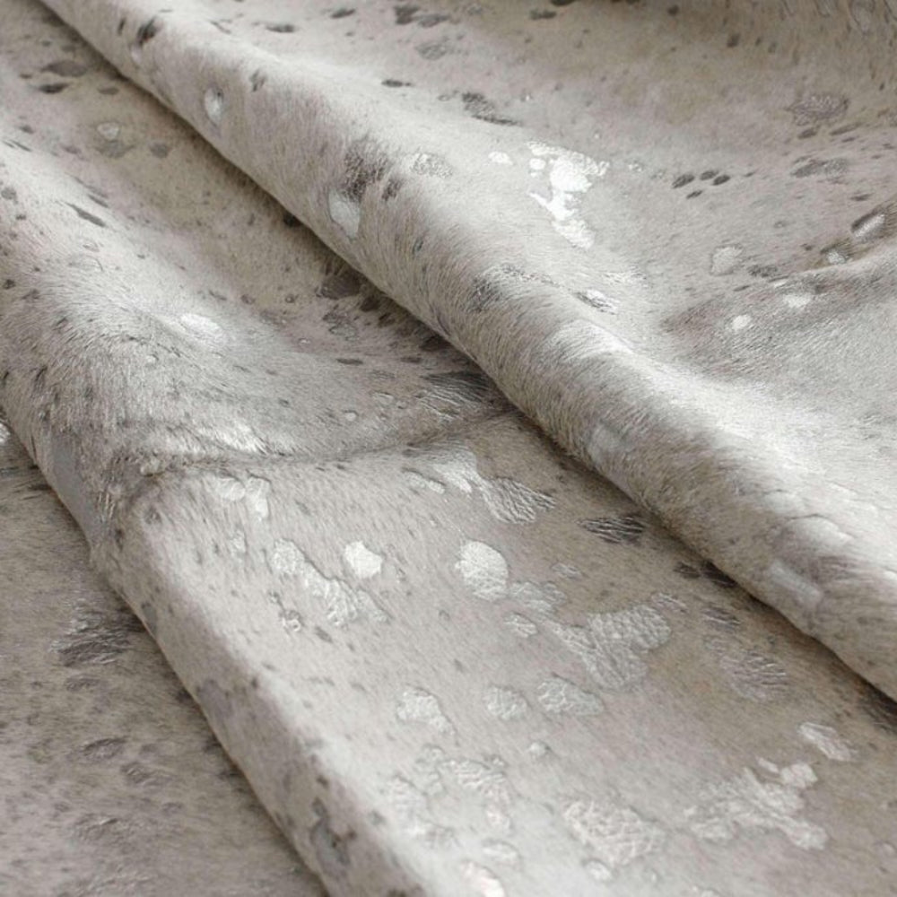 detalle de la alfombra devore silver