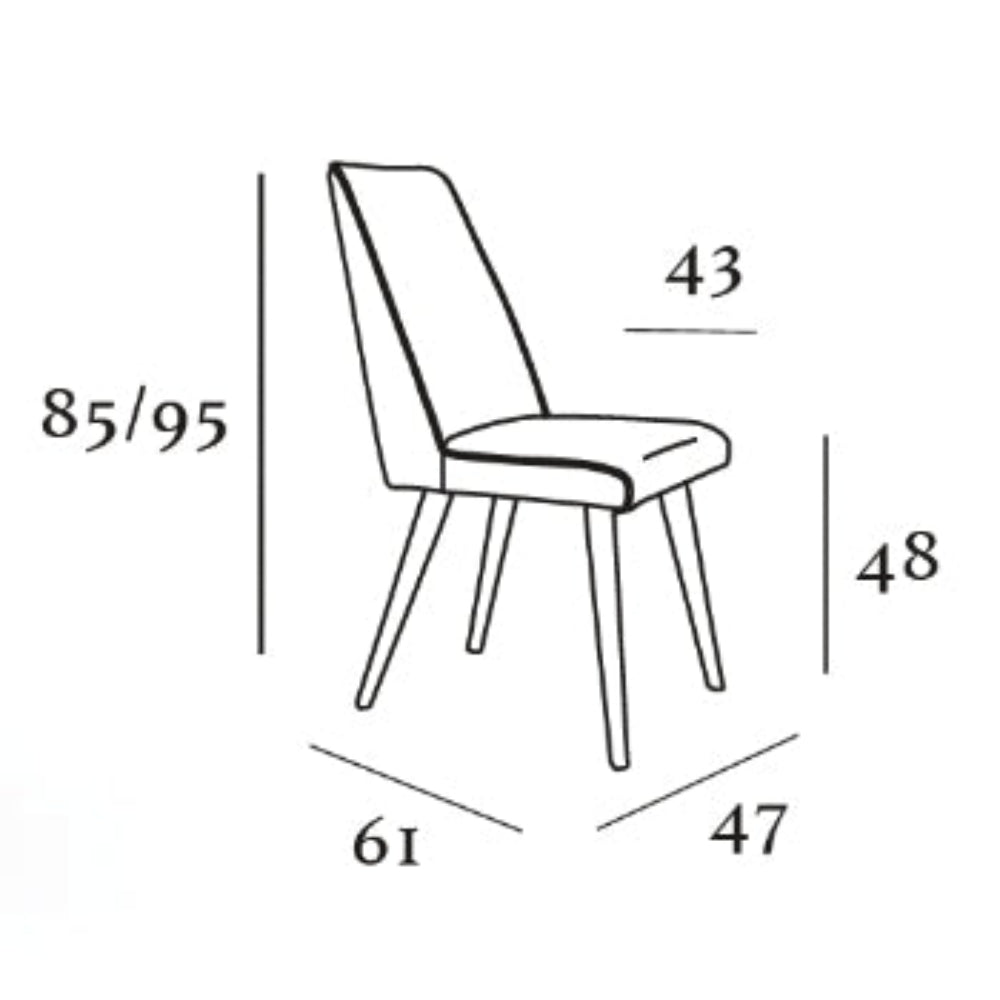 Silla de diseño para mesa comedor