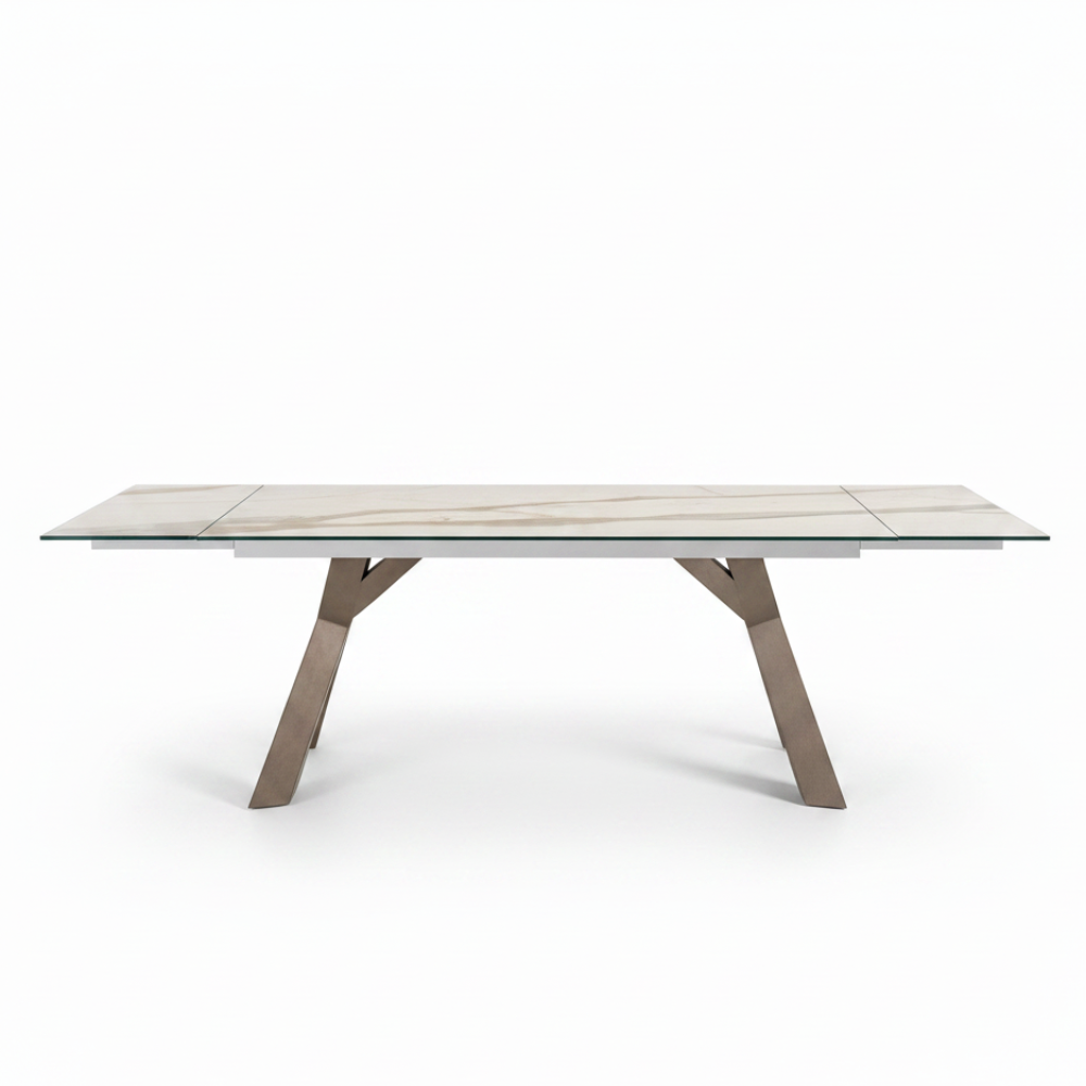 Mesa de Comedor Extensible Tapa Porcelánico