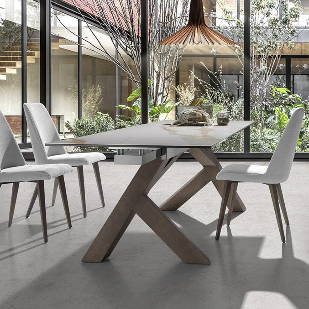 mesa ash porcelanico ch design mobles nacher Sidivani