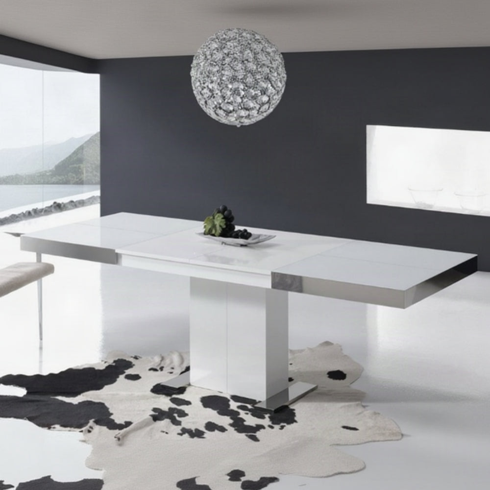 Mesa de comedor de diseño Modelo IN-NTMP Tapa Porcelánico