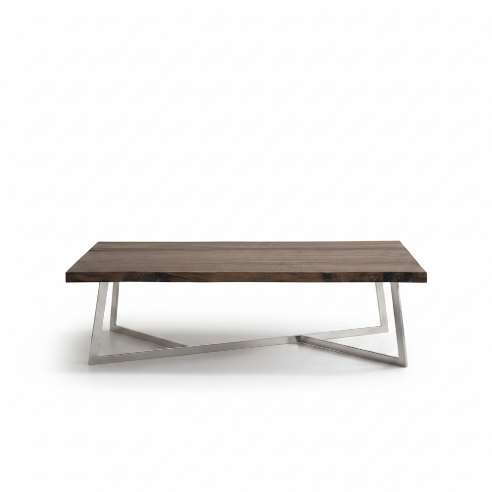 Mesa de centro Madera y acero modelo Ella