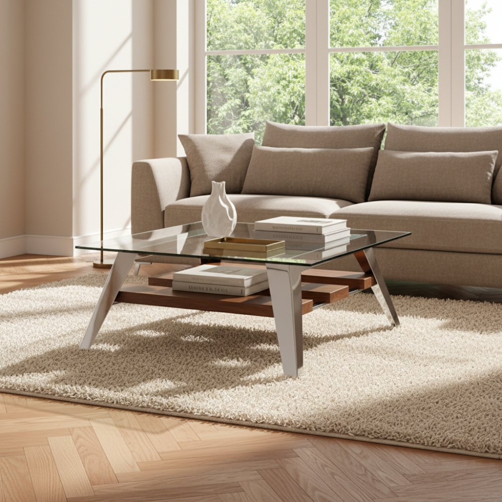 Mesa centro Madera Envejecida Atnox Nordic