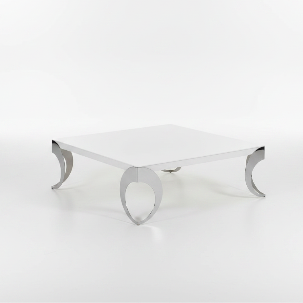 Mesa de centro Lacada y Acero modelo Olimpo