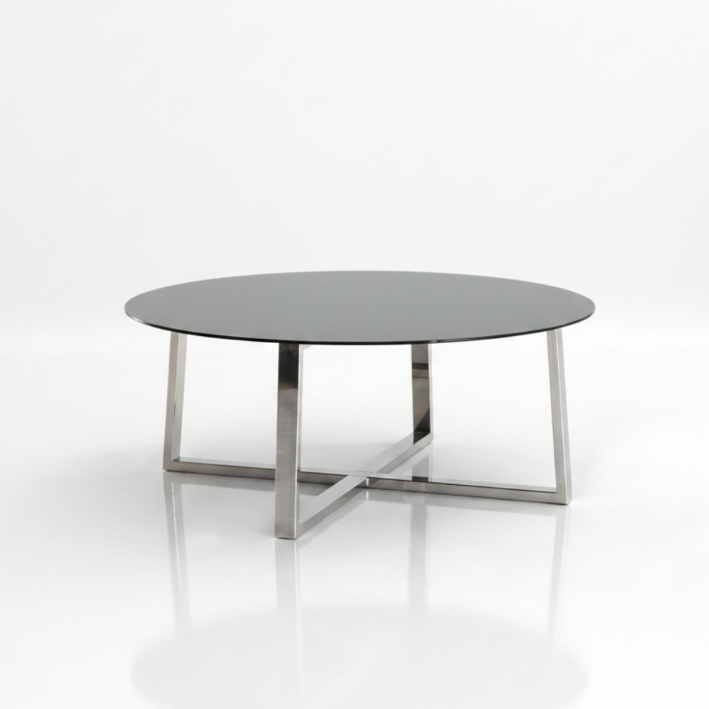 Mesa de centro de diseño redonda