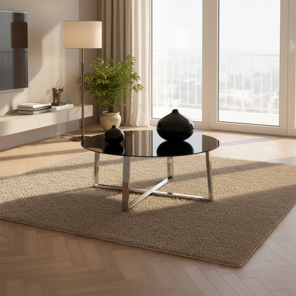 Mesa de centro de diseño redonda