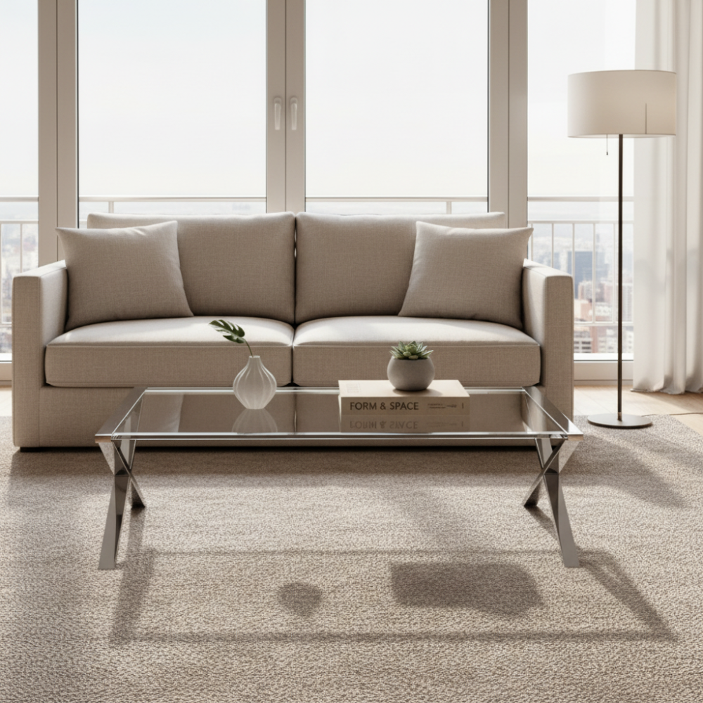 Mesa de centro de diseño modelo Aspa