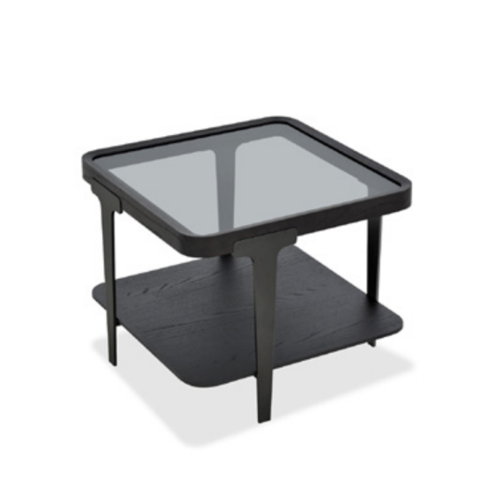 Mesa de Centro de Fresno y Metal