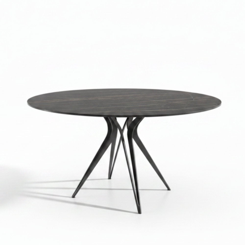 Mesa comedor de diseño circular modelo RTJZZ