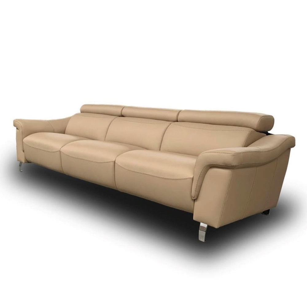 Sofá con 3 asientos modelo PADOVA Tapizado piel