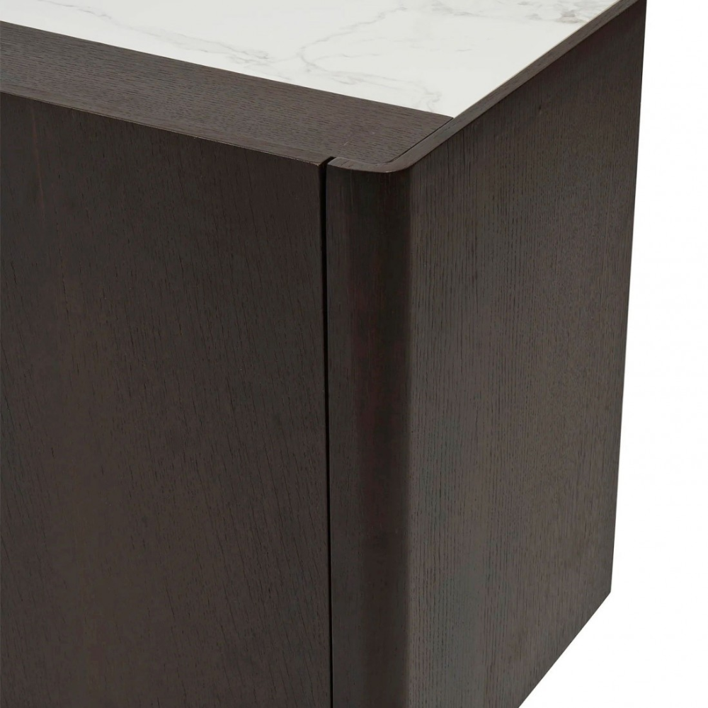Mueble de TV de MDF Chapa Nogal