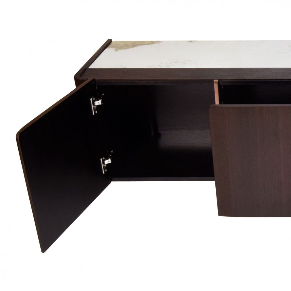Mueble de TV de MDF Chapa Nogal
