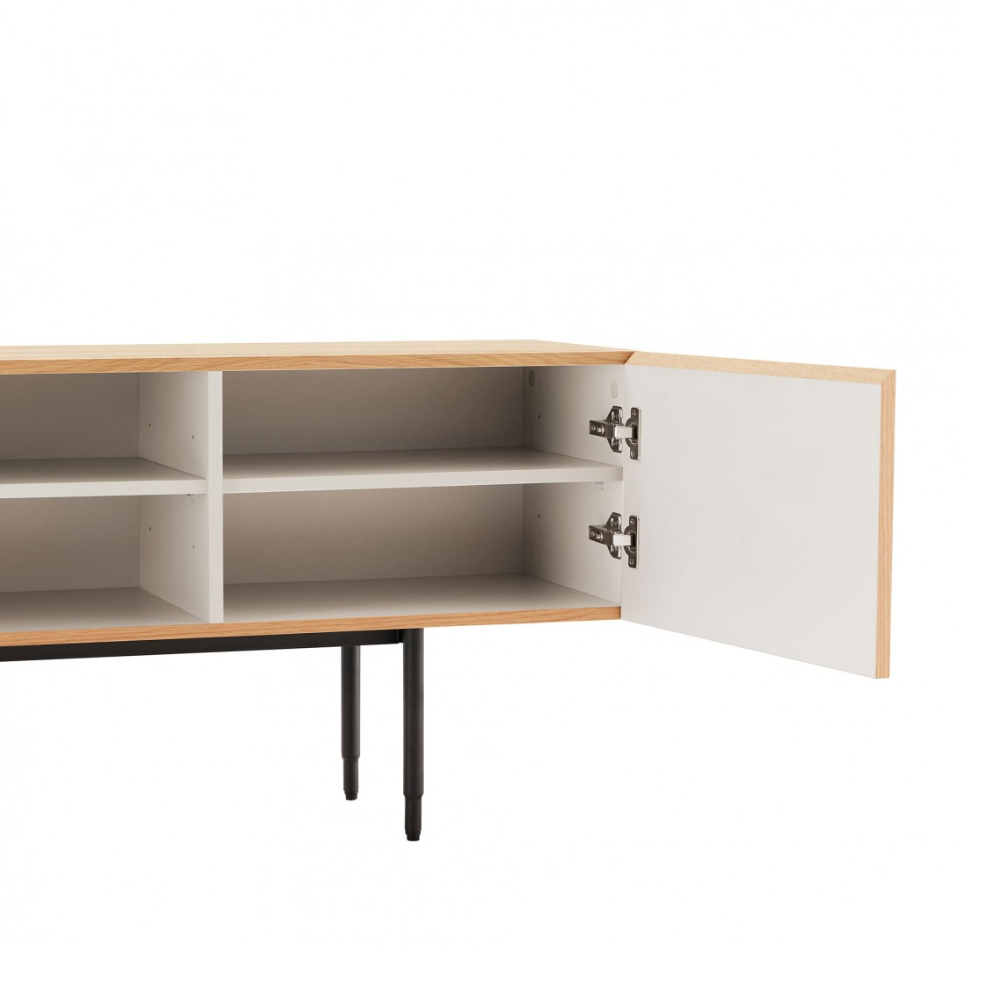 Mueble de TV Roble y Melamina