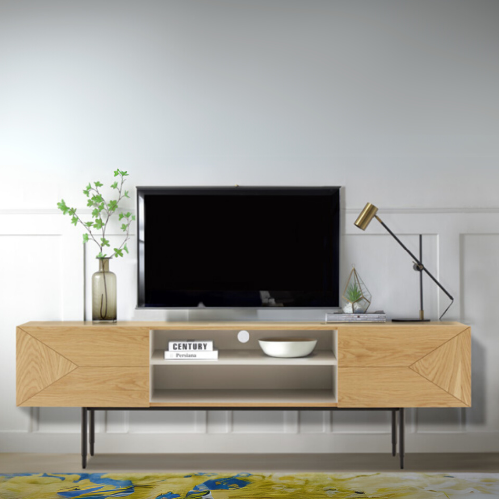 Mueble de TV Roble y Melamina