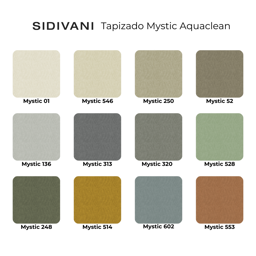 Sofá de diseño modelo IBISSA Tapizado Aquaclean