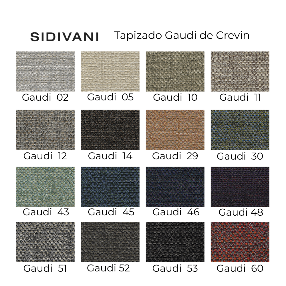 Rinconera chaiselongue de diseño curvado modelo MADEIRA