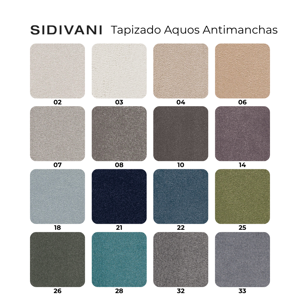 Muestrario Aquos de Franco Ferri 16 colores
