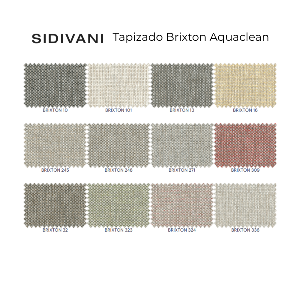 Rinconera de diseño abierto modelo MADEIRA Tapizado Aquaclean