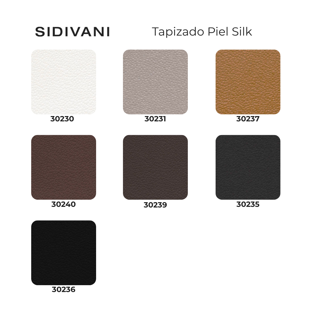 Muestrario Piel Silk de Franco Ferri Disponible en nuestras tiendas de diseño Sidivani en Madrid y en nuestra web