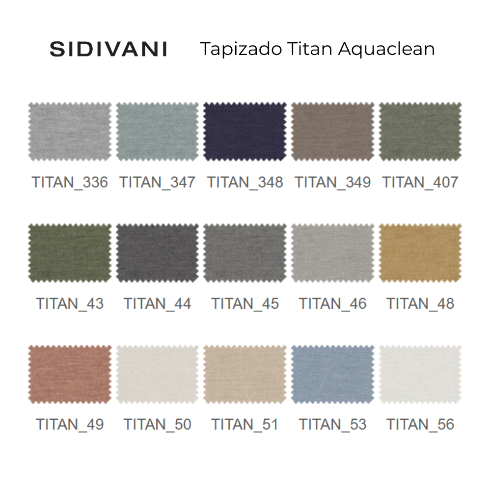 muestrario titan aquaclean 15 colores