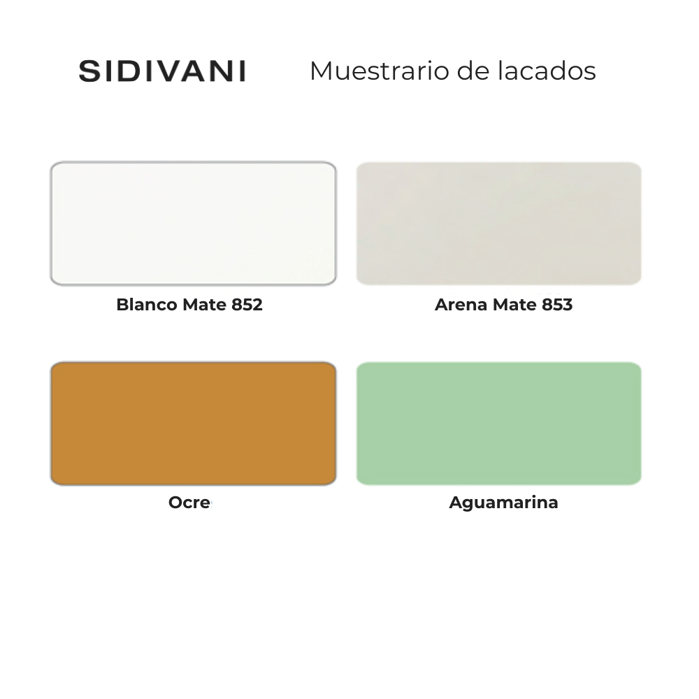 muestrario de lacados de indesan