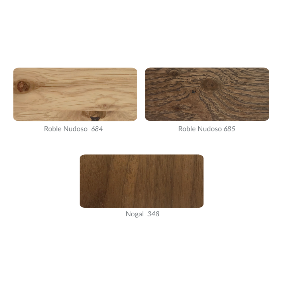 Mesa comedor de diseño extensible modelo IN-NS tapa madera