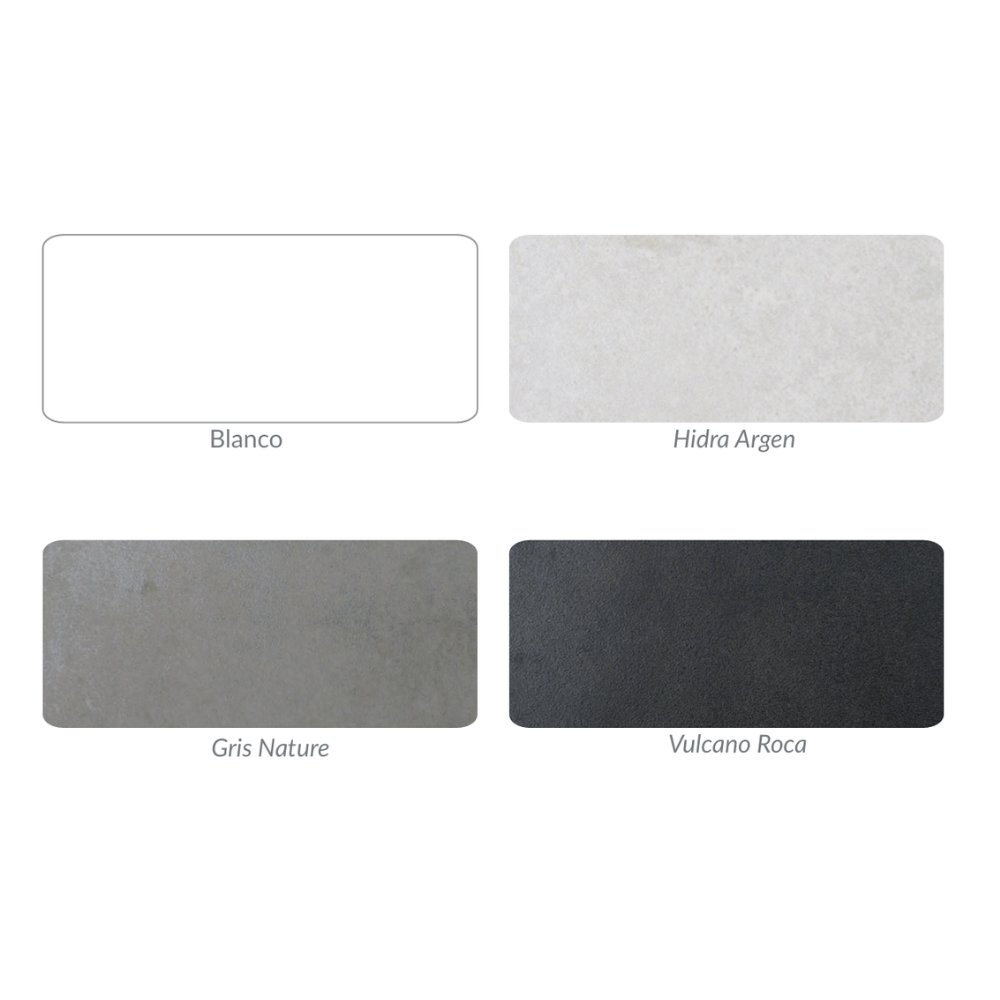 Mesa comedor de diseño extensible modelo IN-CRS tapa porcelánico
