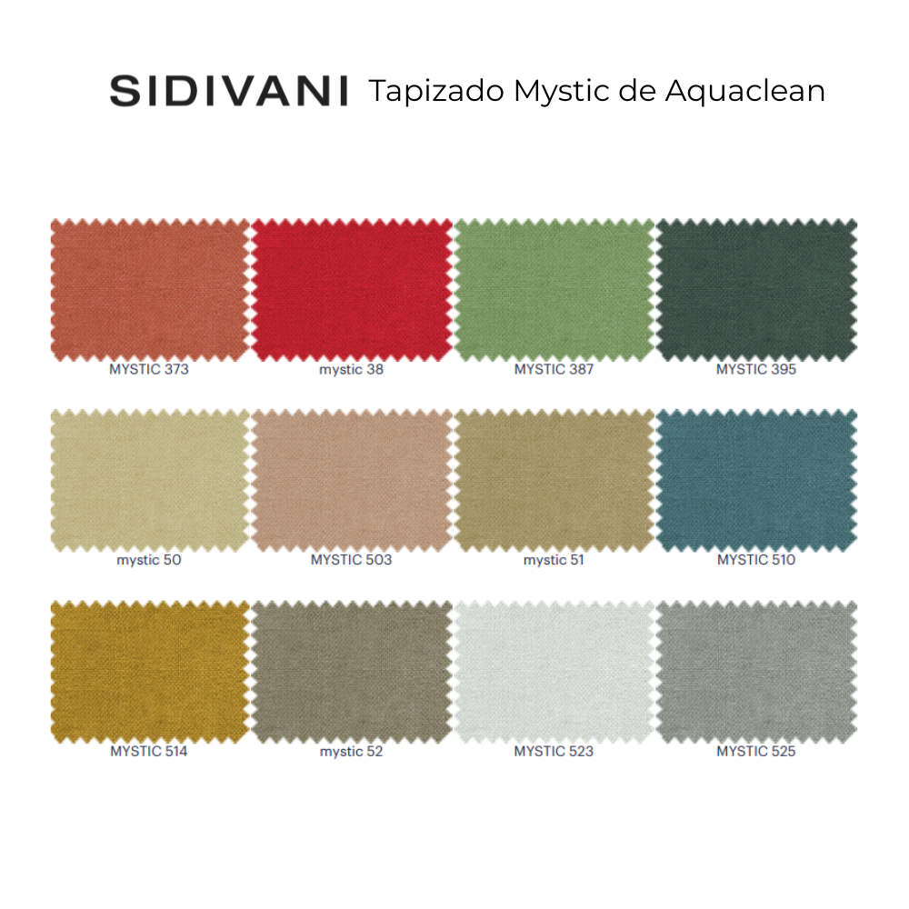 muestrario mystic de aquaclean 12 colores