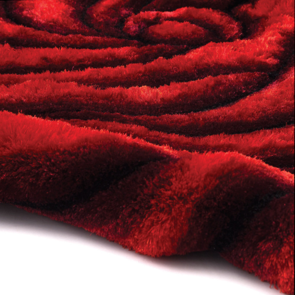 Alfombra de diseño tridimensional MUSA Red