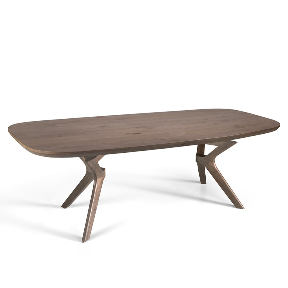 Mesa de Comedor Modelo NC-LN FIX WOOD Tapa de Madera