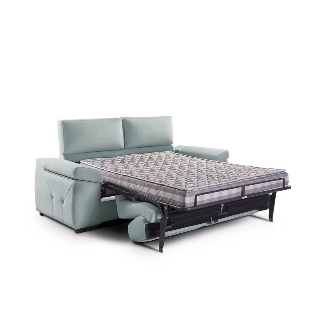 Sofá cama con cabezal reclinable y apertura italiana modelo NETTUNO