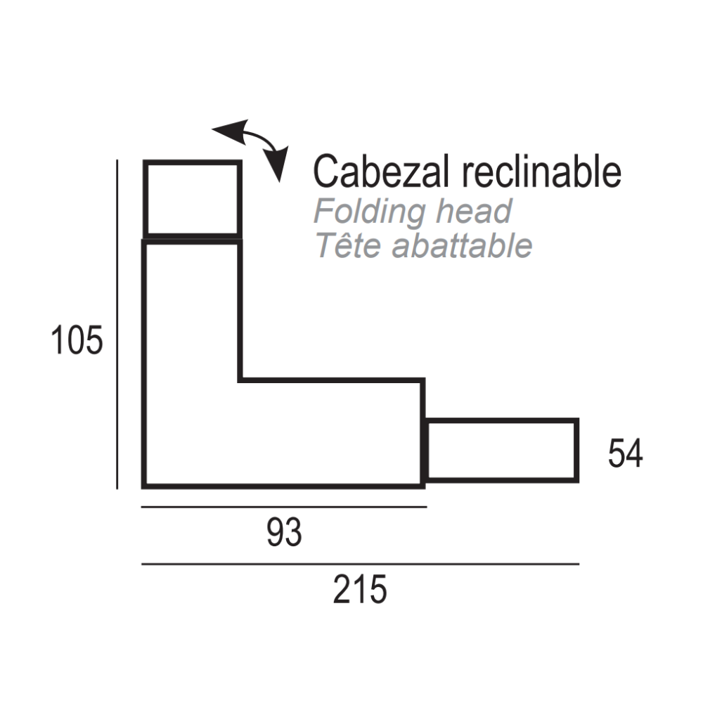 Chaiselongue cama con almacenaje y apertura italiana modelo NETTUNO