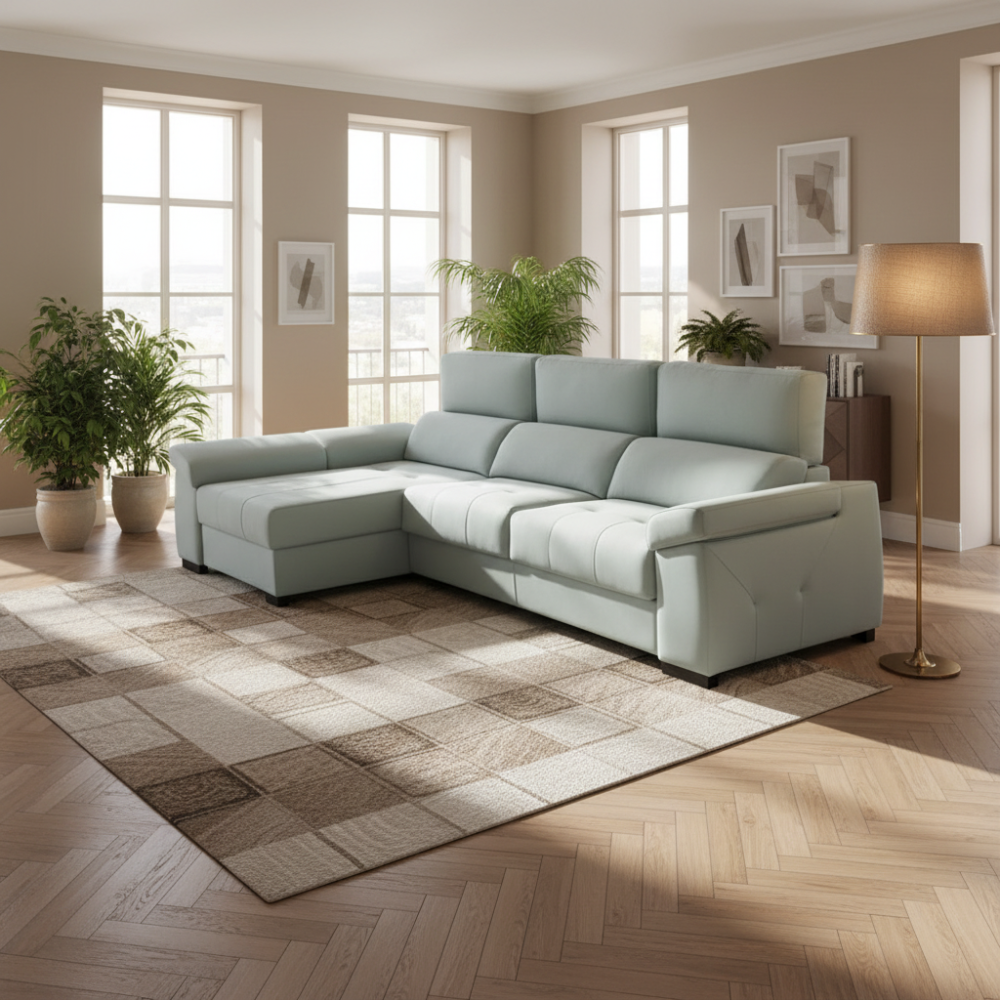 Chaiselongue cama con almacenaje y apertura italiana modelo NETTUNO