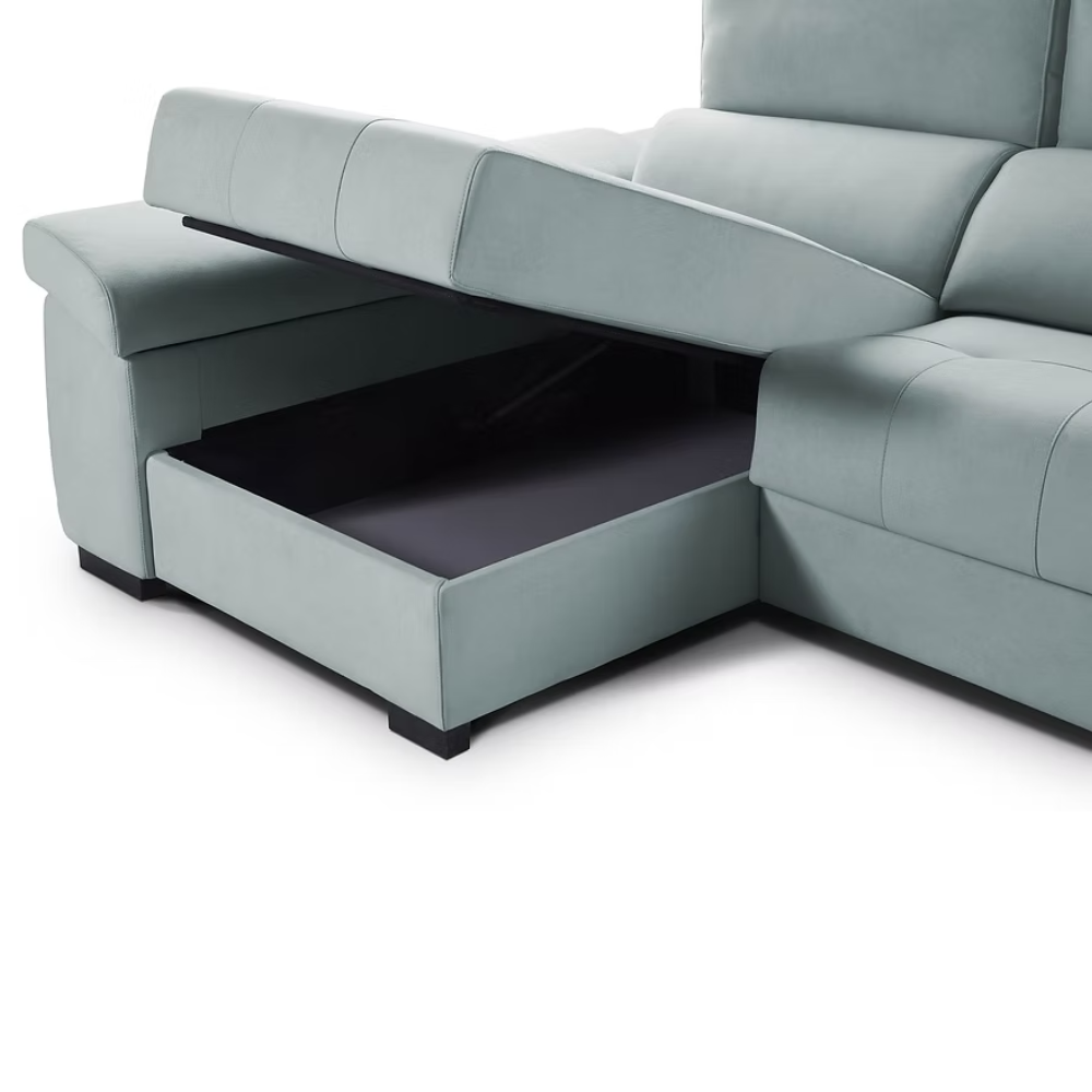 Chaiselongue cama con almacenaje y apertura italiana modelo NETTUNO