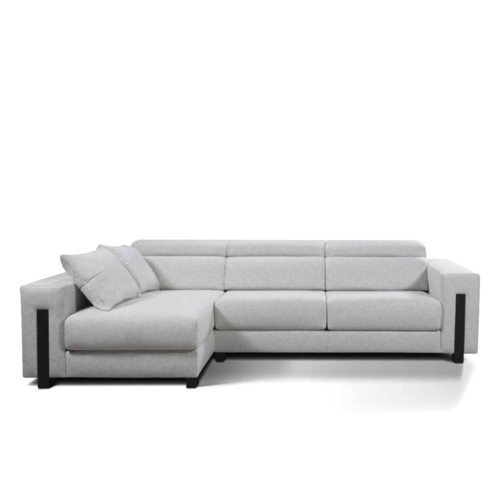 Chaiselongue con altavoces y sistema audio modelo NOBU en tela