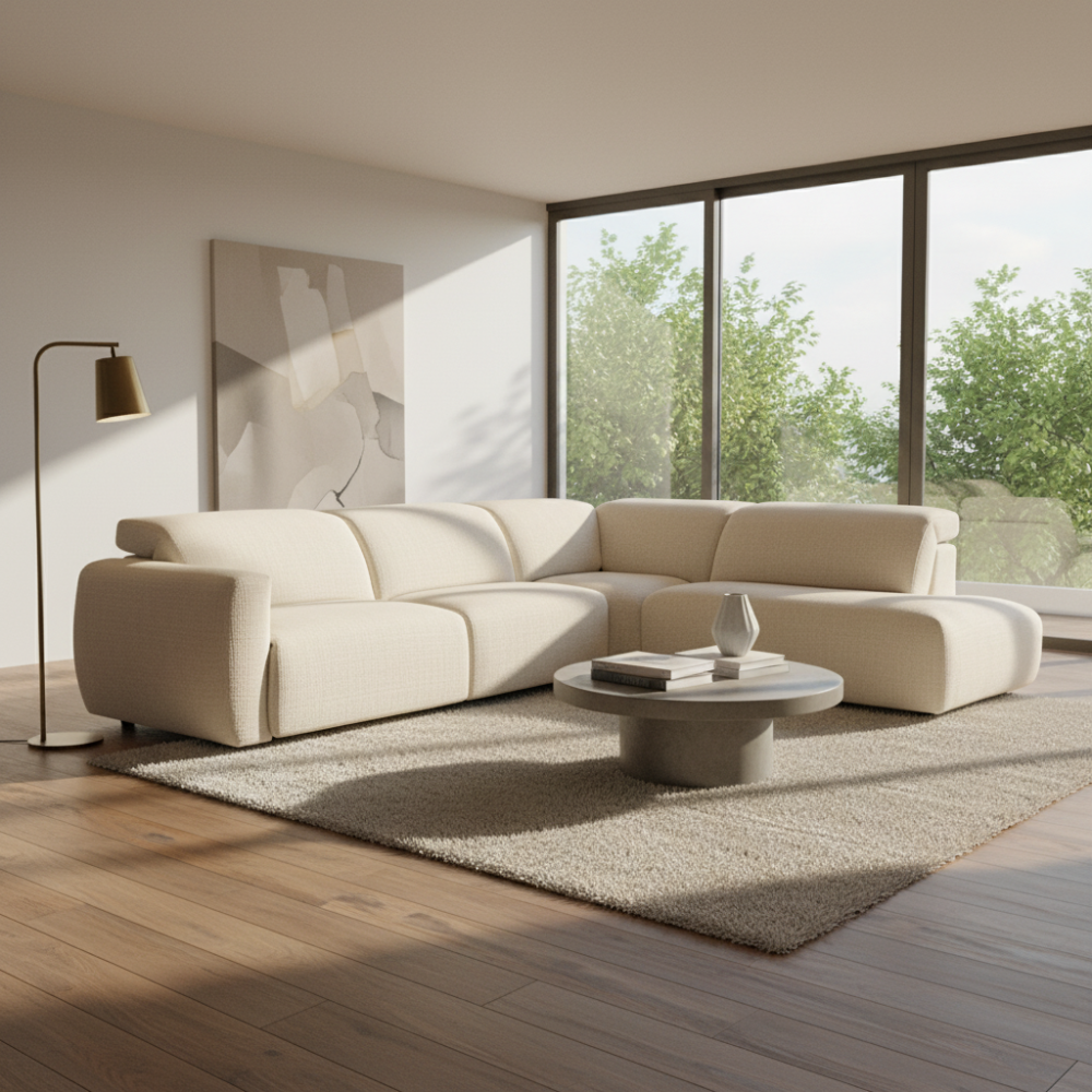 Rinconera de diseño abierto con asientos relax modelo NOOGA