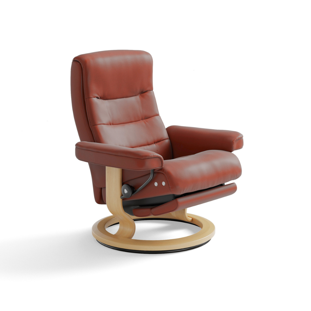 Sillón modelo NORDIC Classic Power™ Plus™ System Power™ de Stressless piel Batik