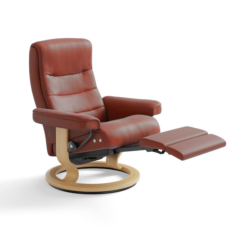 Sillón modelo NORDIC Classic Power™ Plus™ System Power™ de Stressless piel Batik