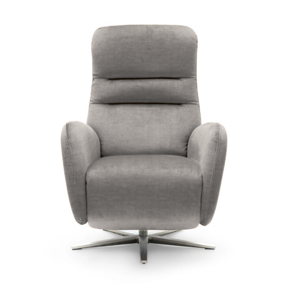 Sillón relax de diseño giratorio modelo ONIX tapizado Aquaclean