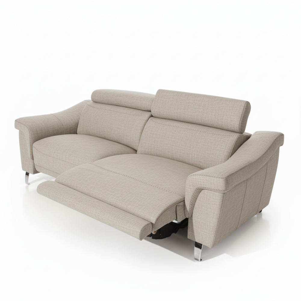 Sofá 2 asientos relax modelo PADOVA Tapizado Crevin