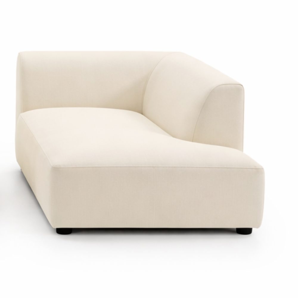 Sofá modular con Chaiselongue Tapizado apto para exterior modelo ALMA