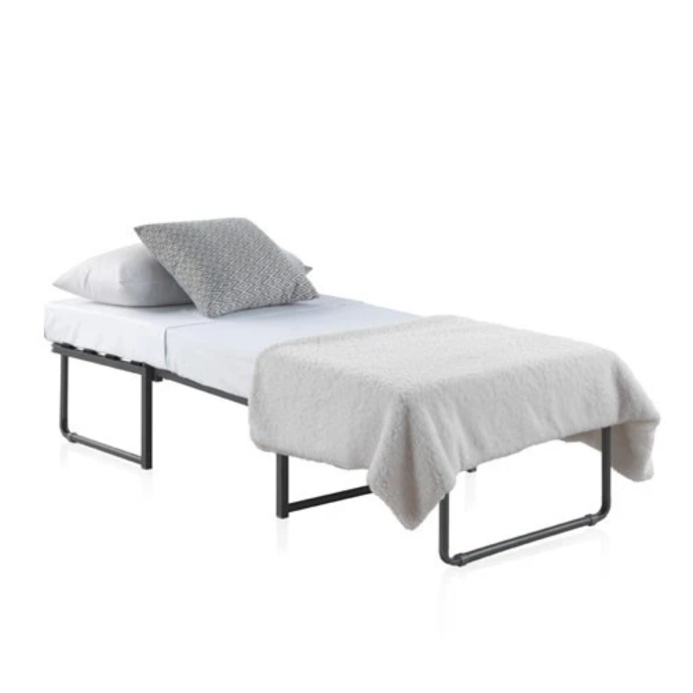 pouf modelo lv y modelo bx desplegaldo y hecho cama