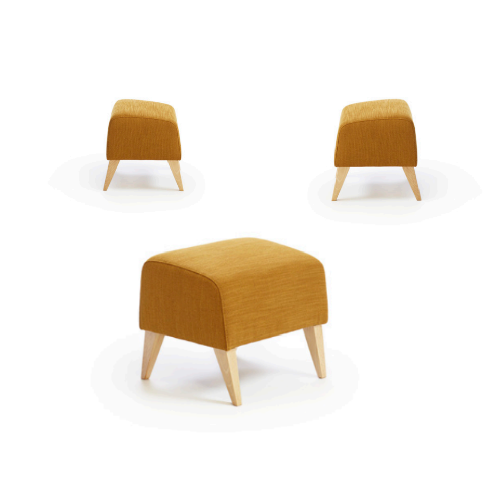 detalle del pouf a la venta con la butaca modelo ANYZ disponible en sidivani